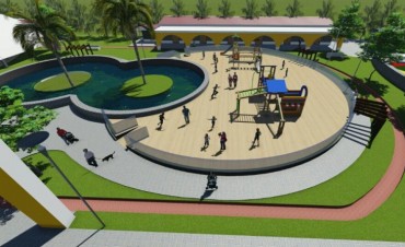  Contin&uacute;a positivamente la construcci&oacute;n de la innovadora Plaza Educativa y Cultural sobre Avenida Besares  