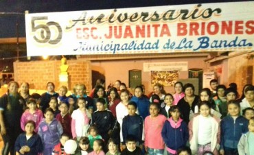 La Escuela &ldquo;Juanita Briones&rdquo; celebr&oacute; sus bodas de oro con un emotivo acto