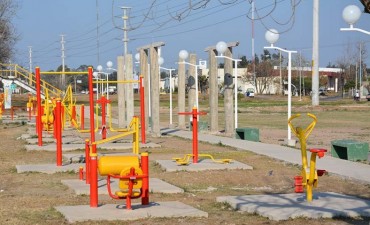 Se puso en marcha la segunda etapa del futuro complejo deportivo en la autopista Juan Domingo Per&oacute;n