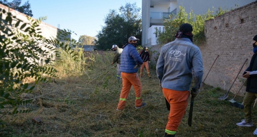EL PROGRAMA &ldquo;TU PATIO LIMPIO&rdquo; ERRADIC&Oacute; UN BASURAL FORMADO EN UN TERRENO PRIVADO DEL B&ordm; CENTRO