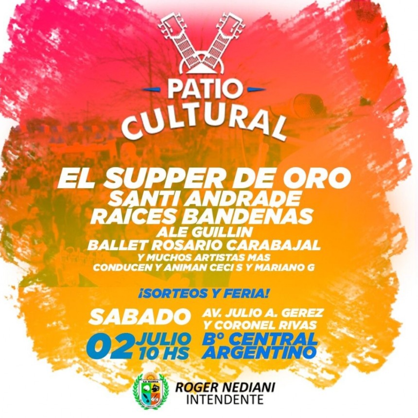 NUEVA EDICI&Oacute;N DEL &ldquo;PATIO CULTURAL&rdquo; EN EL BARRIO CENTRAL ARGENTINO