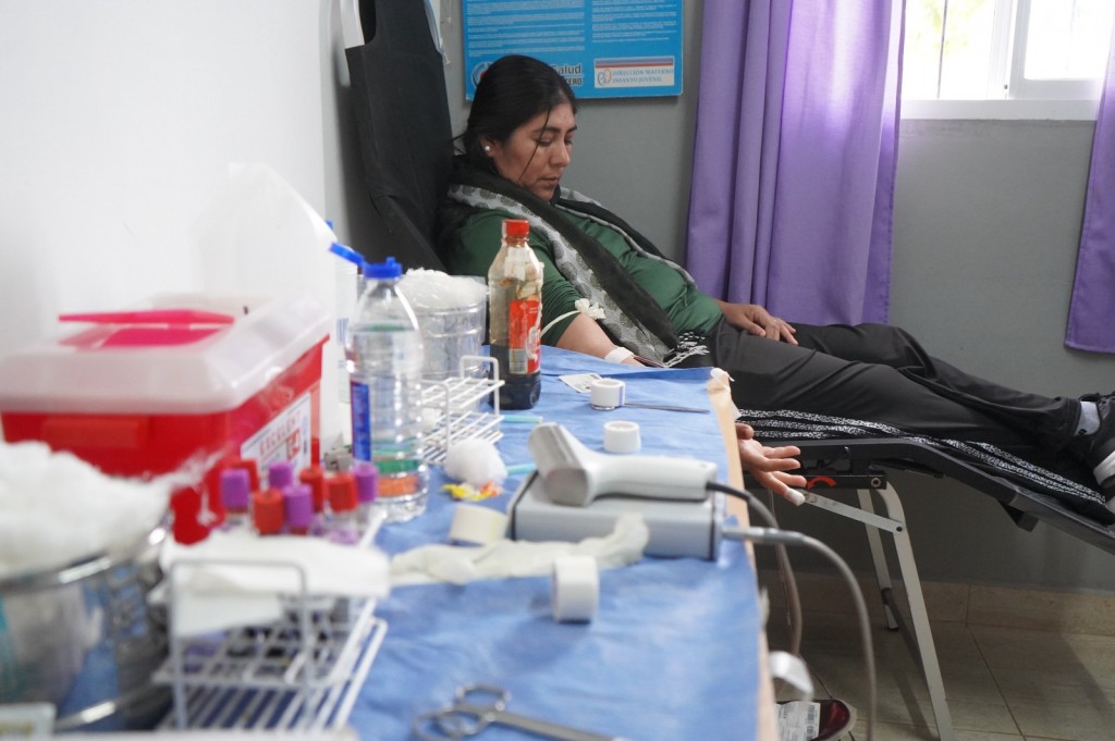 Se realizó con éxito una nueva colecta de sangre y registro de médula ósea en el B° El Rincón 