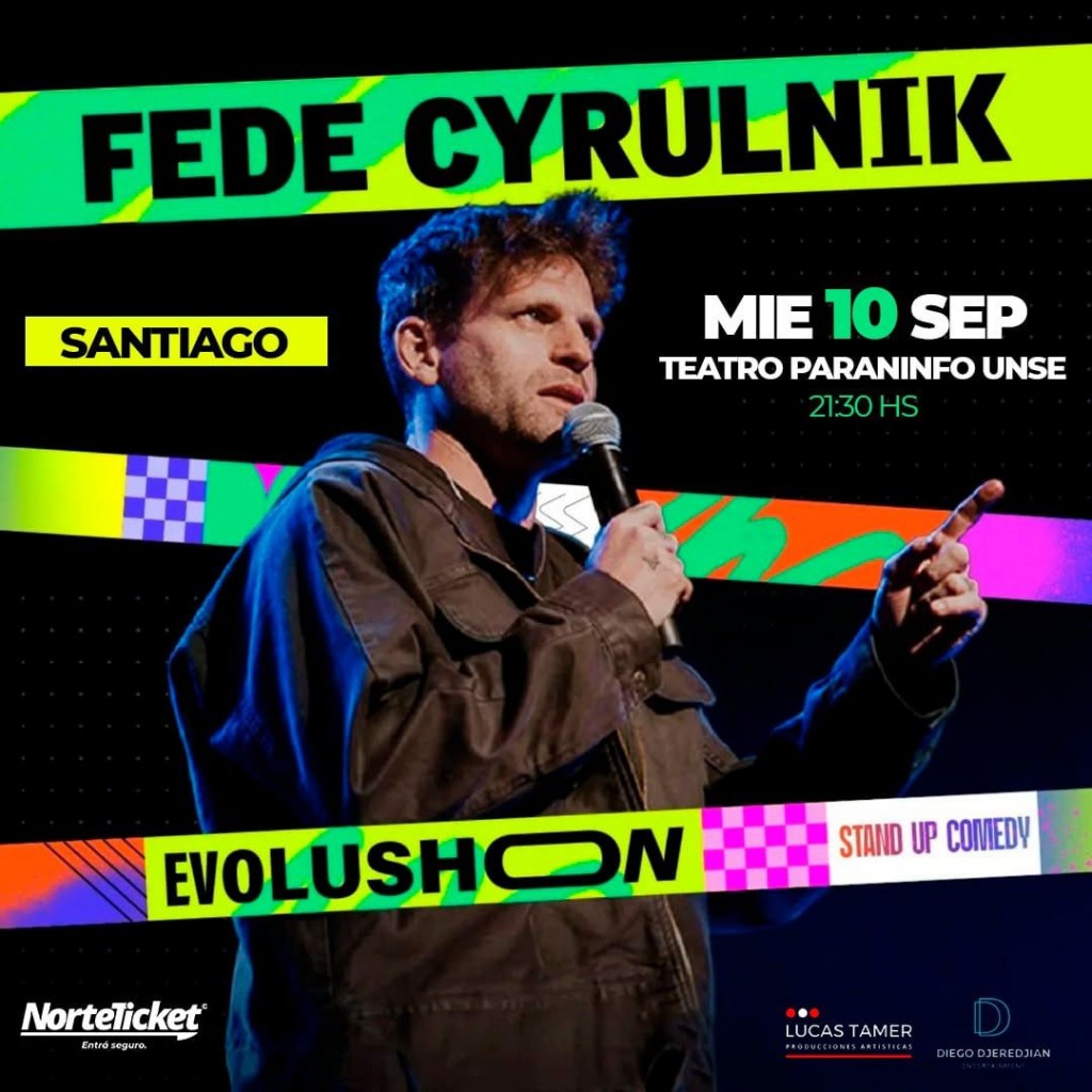 “Evolushon”, el unipersonal de Fede Cyrulnik