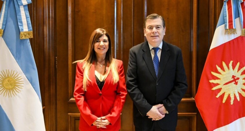 Zamora recibió a Lina Anllo en Casa de Gobierno