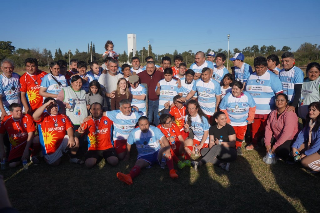 El intendente Nediani acompa&ntilde;&oacute; el 4&deg; aniversario del equipo de rugby inclusivo &ldquo;Los Tatu&rdquo;