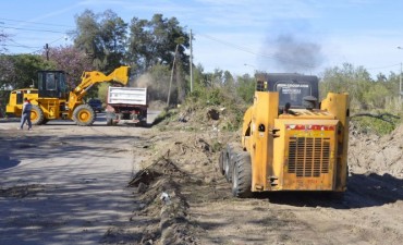Se realizaron importantes operativos de desmalezamiento en La Banda   