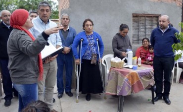 El intendente Pablo Mirolo se reuni&oacute; con vecinos del barrio El Tuscal