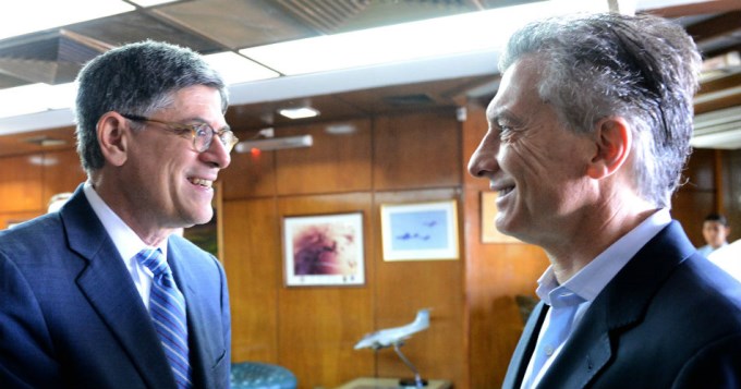 Macri recibi&oacute; al secretario del Tesoro yanqui
