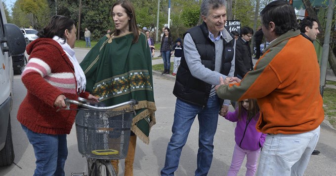 Macri y Vidal, de "timbreo" con Antonia