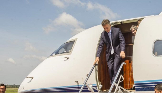 Por "imprevisibilidad" de aerol&iacute;neas, Macri viajar&aacute; a EEUU en avi&oacute;n privado