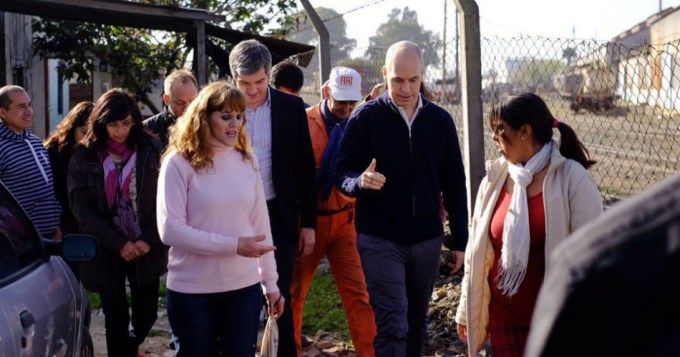 Rodr&iacute;guez Larreta y Marcos Pe&ntilde;a integran al Barrio Sald&iacute;as