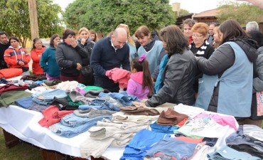 El intendente Mirolo visit&oacute; &ldquo;Roperito solidario&rdquo; del barrio 1&ordm; de Mayo