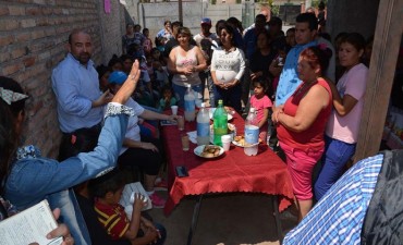 El intendente Mirolo celebr&oacute; la creaci&oacute;n de un comedor municipal en el barrio 25 de Mayo 100 Viviendas 