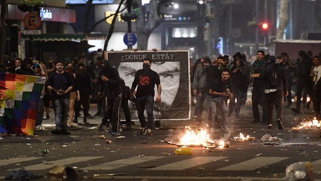 Decenas de heridos y 23 detenidos tras la marcha por Maldonado