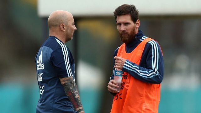 Sampaoli volvi&oacute; a reunirse con Messi en Barcelona