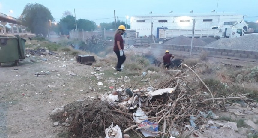 Alerta Banda intervino para evitar la propagaci&oacute;n de un incendio