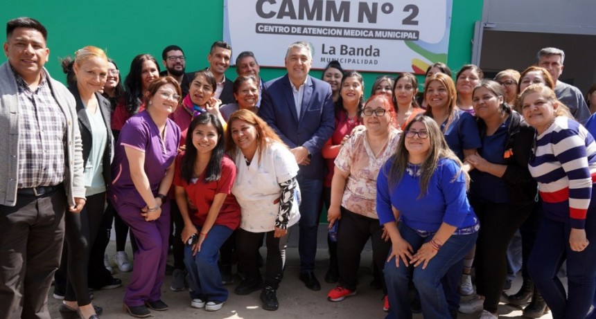 Nediani participó de la inauguración de la refacción del CAMM N°2 del B° San Fernando 