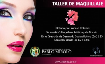 Se dictar&aacute; gratuitamente un taller de maquillaje art&iacute;stico y de ficci&oacute;n