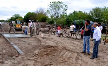  Avanzan exitosamente las obras de urbanizaci&oacute;n en el barrio El Tuscal