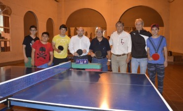  Se oficializ&oacute; el lanzamiento de la Escuela Municipal de Tenis de Mesa 