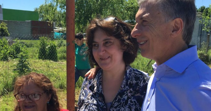 Macri toc&oacute; el timbre en Magdalena