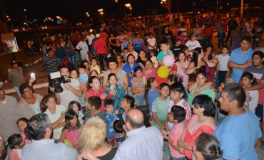 El intendente Mirolo habilit&oacute; un nuevo espacio verde para los vecinos del barrio R&iacute;o Dulce   