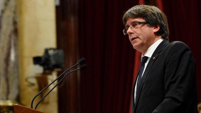 Puigdemont amag&oacute; con declarar la independencia de Catalu&ntilde;a