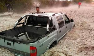 Violenta tormenta de granizo azot&oacute; varias provincias