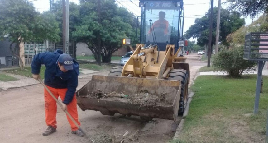 La comuna contin&uacute;a con los operativos de limpieza en los barrios