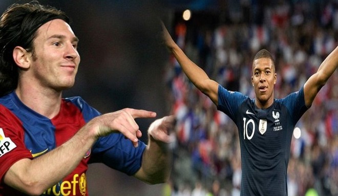 Mbapp&eacute; supera al Messi de su edad