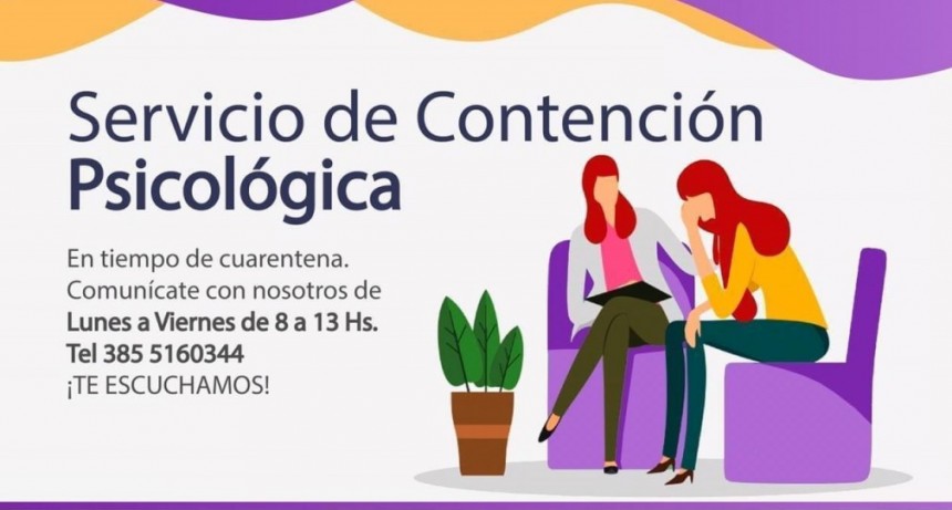 El municipio marca la importancia de la contenci&oacute;n psicol&oacute;gica durante la pandemia