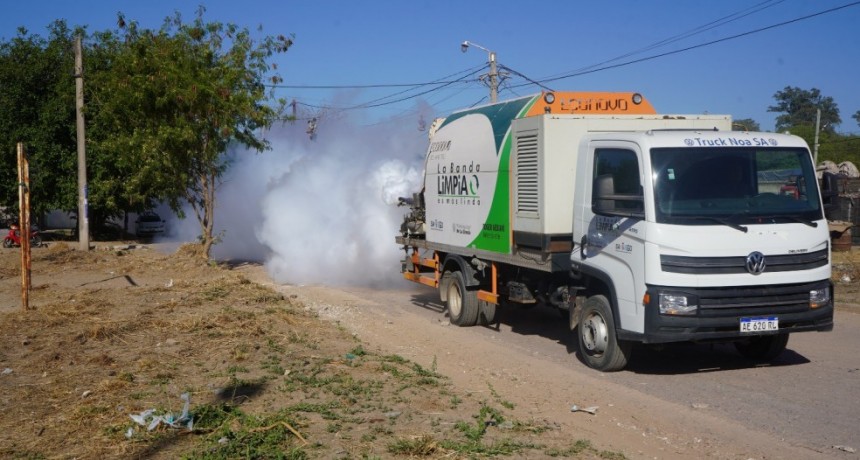 La Banda realizó exitoso operativo de “Lucha contra el Dengue” en el barrio Ampliación Parque Industrial 