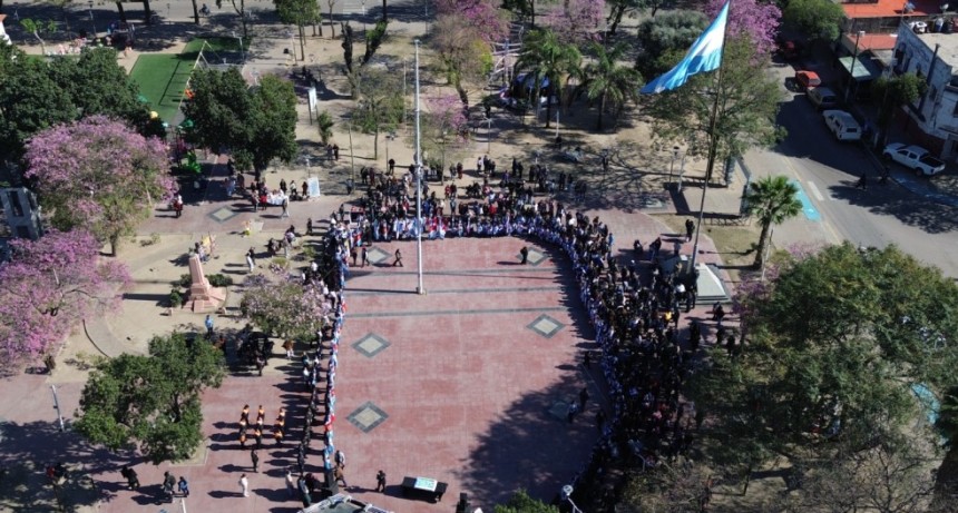  La Banda celebr&oacute; su 114&deg; aniversario con un acto protocolar en la plaza Manuel Belgrano