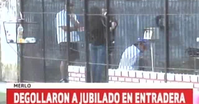 Masacraron de 9 pu&ntilde;aladas a octogenario en Merlo