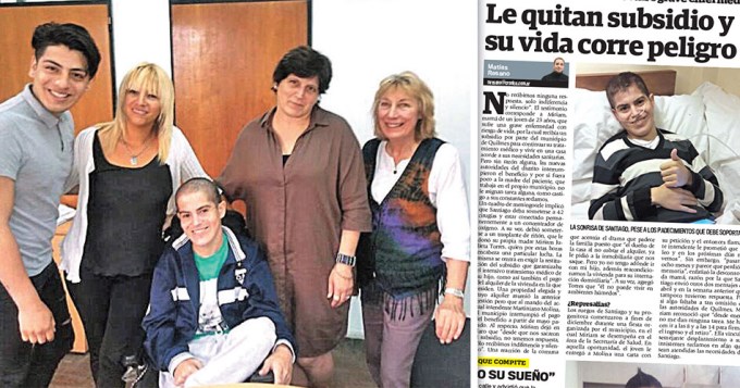 Santy disfruta de su nueva casa