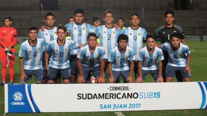 Argentina goleó a Perú y definirá el Sudamericano Sub-15 ante Brasil