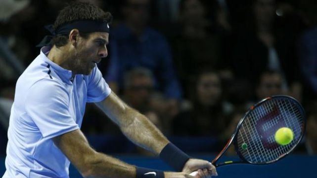 Delpo ni transpir&oacute; para ganar en el debut en Par&iacute;s