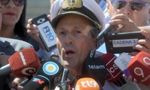 "Tuvimos un indicio en la ruta del submarino"