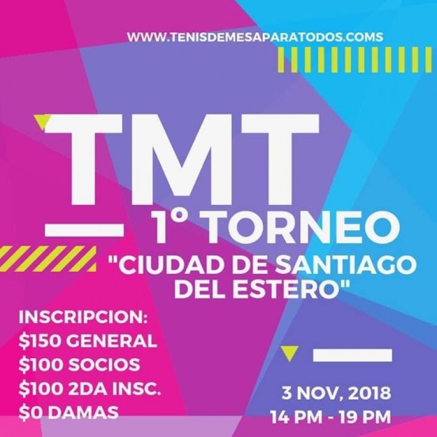 Se realizara el primer torneo  de la &ldquo;Asociaci&oacute;n Santiague&ntilde;a de Tenis de Mesa&rdquo;
