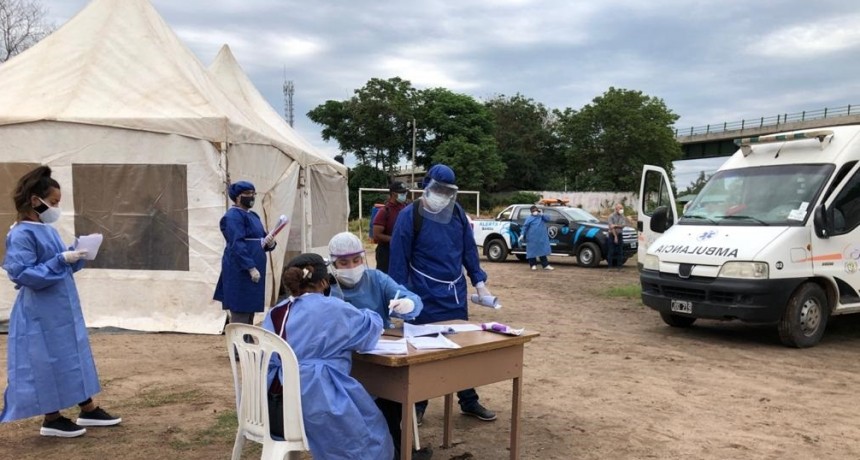 Se complet&oacute; el segundo rastrillaje de Covid 19 en el barrio Bajo de V&eacute;rtiz