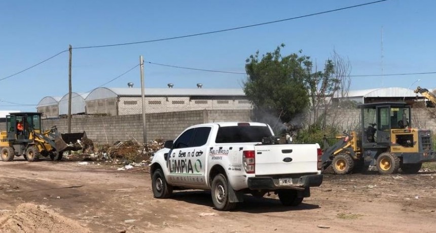 La comuna erradic&oacute; un basural de importantes dimensiones en el B&deg; Primero de Mayo*