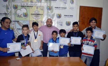 La comuna entreg&oacute; distinciones a taekwondistas bande&ntilde;os