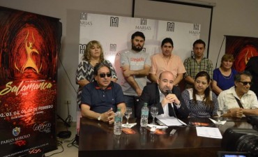  El intendente Mirolo anunci&oacute; una cartelera de jerarqu&iacute;a para el XXVI Festival de La Salamanca