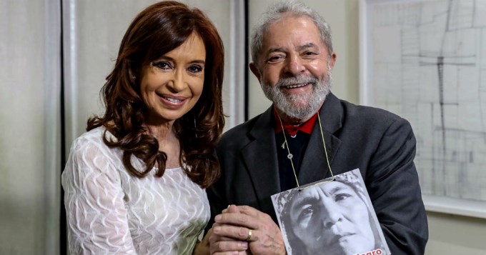 Cristina se reuni&oacute; con Lula y Dilma