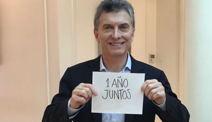 Macri festej&oacute; su aniversario en las redes sociales