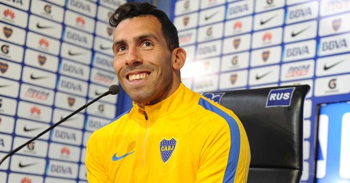 Tevez: "No me veo y&eacute;ndome de Boca"
