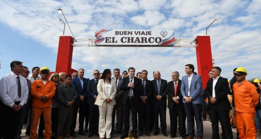 El gobernador inauguró la repavimentación de la ruta 93 entre Las Termas y El Charco